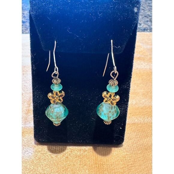 No Brand Jewelry - Lampwork bead earrings